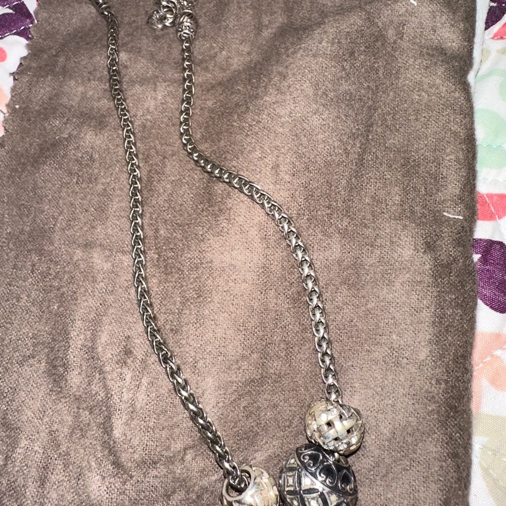 Brighton Necklace with Intricate Bead Design